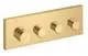 AXOR-HG-AXOR-ShowerSolutions-Thermostatmodul-360-120-Unterputz-eckig-fuer-3-Verbraucher-Brushed-Gold-Optic-10751250 gallery number 1
